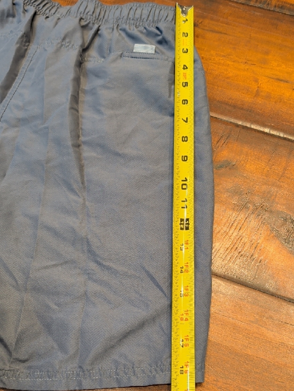 Nike Men’s Gray Athletic Shorts with Orange Accents - Picture 7 of 9